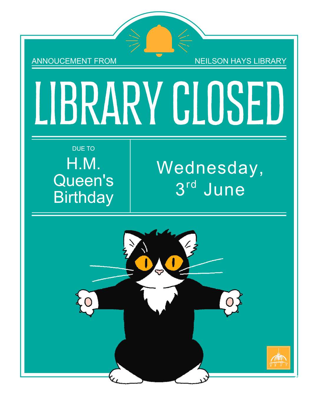 Library closures in June
