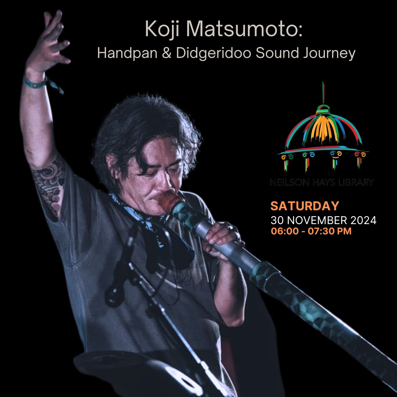 Koji Matsumoto: Handpan & Didgeridoo Sound Journey